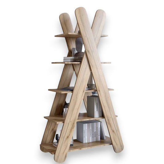 Стеллаж открытый с 5 полками LION Инди Дуб аппалачи (LION-041603)