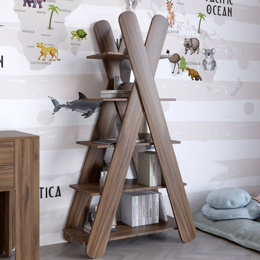 Стеллаж открытый с 5 полками LION Инди Дуб ливорно (LION-041602)