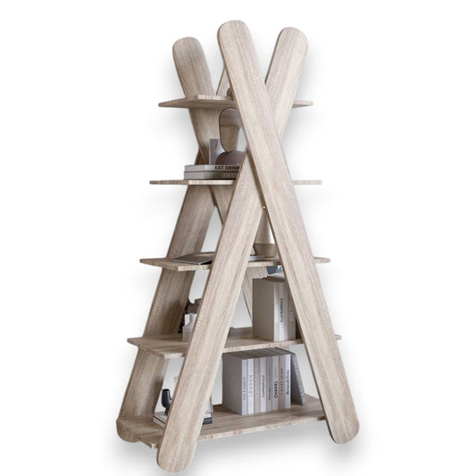 Стеллаж открытый с 5 полками LION Инди Дуб сонома (LION-041607)