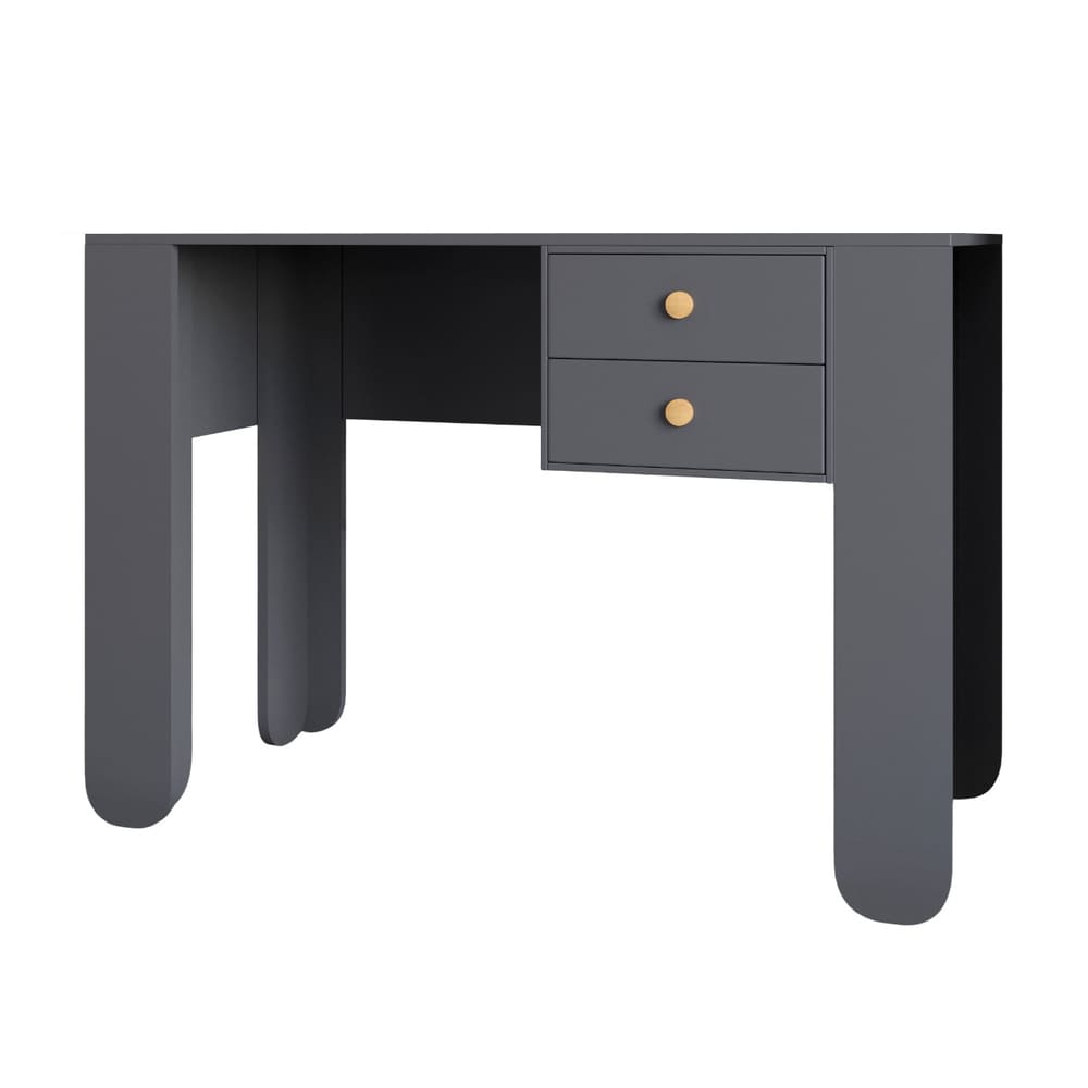 Письменный стол с 2-мя ящиками LION Инди Антрацит (LION-041410)