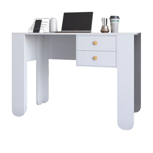 Письменный стол с 2-мя ящиками LION Инди Нимфея Альба (LION-041420)