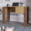 Письменный стол с 2-мя ящиками LION Инди Дуб Артизан/Дуб Ливорно (LION-041424)
