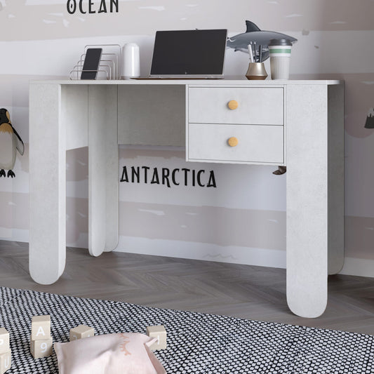 Письменный стол с 2-мя ящиками LION Инди Бетон Style (LION-041411)