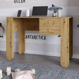 Письменный стол с 2-мя ящиками LION Инди Дуб Артизан (LION-041414)