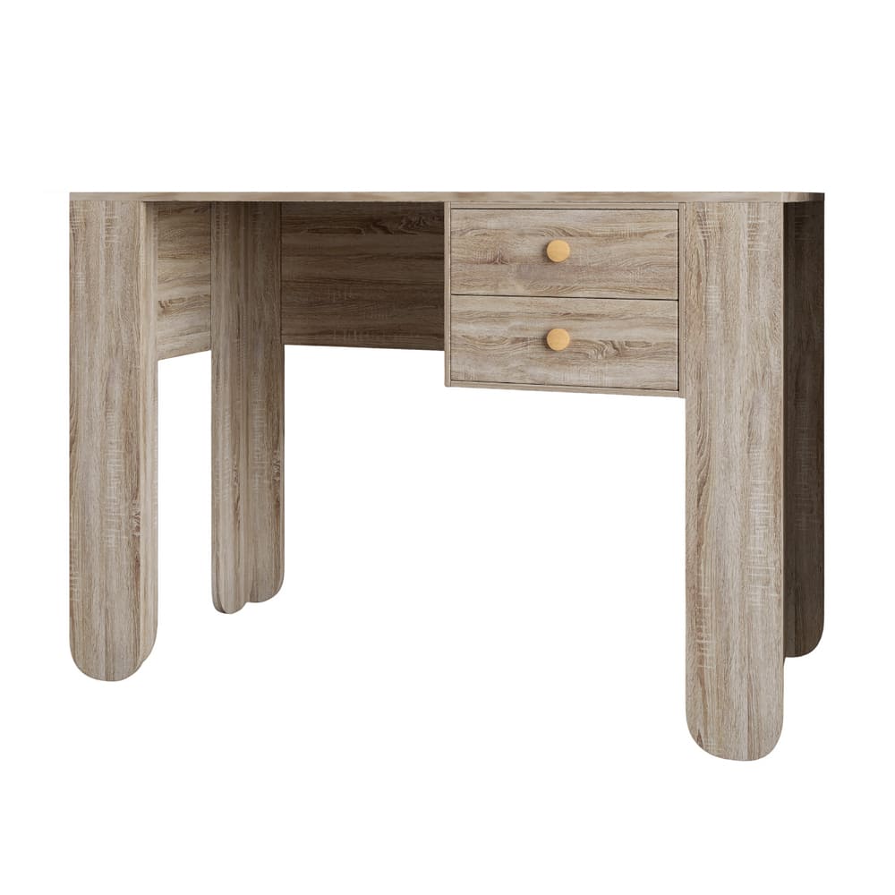 Письменный стол с 2-мя ящиками LION Инди Дуб Сонома трюфель (LION-041417)