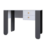 Письменный стол с 2-мя ящиками LION Инди Нимфея Альба/Антрацит (LION-041428)