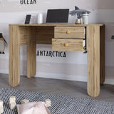 Письменный стол с 2-мя ящиками LION Инди Самоа дымчатый (LION-041422)