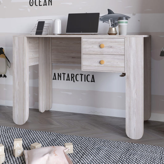 Письменный стол с 2-мя ящиками LION Инди Самоа дымчатый (LION-041422)