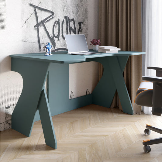 Стол геймерский LION Крид для компьютера и ноутбука 130х80х74,5 Гранит серый (LION-041718)