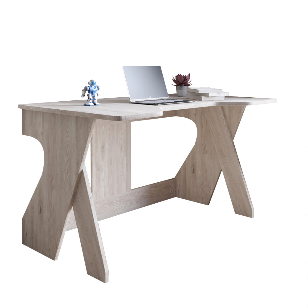 Стол геймерский LION Крид для компьютера и ноутбука 130х80х74,5 Самоа Дымчатый (LION-041727)