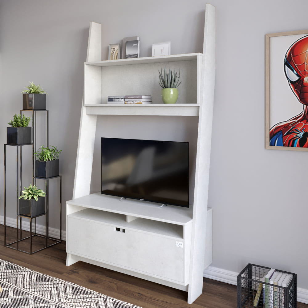 Модуль-2 с полкой для ТВ и тумбой LION Линк Бетон Style (LION-042083)