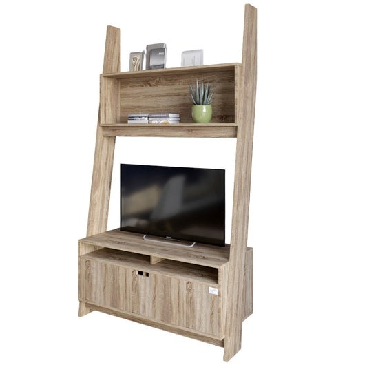 Модуль-2 с полкой для ТВ и тумбой LION Линк Дуб Сонома трюфель (LION-042089)