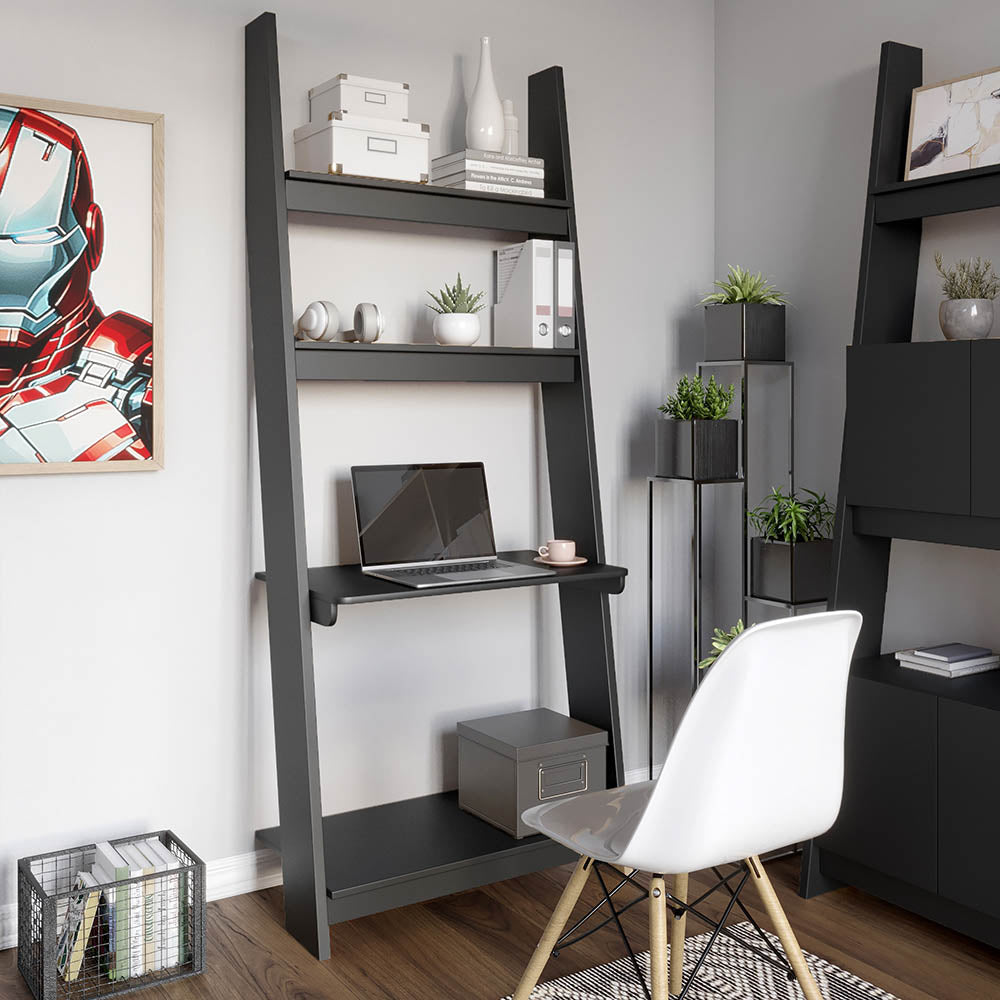 Модуль-3 со столом и полками LION Линк Антрацит (LION-042081)