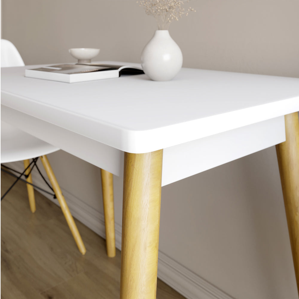 Обеденный стол LION Маями-2 деревянные ножки Самоа Дымчатый (LION-041182)