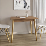 Обеденный стол LION Маями-2 деревянные ножки Дуб ливорно (LION-041167)