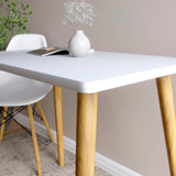 Деревянный раскладной обеденный стол LION Маями-3 Розовый 90х60/90х120 (LION-041273)