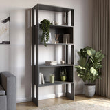 Модуль-6 стеллаж полки без фасадов LION Нобу Антрацит (LION-042214)