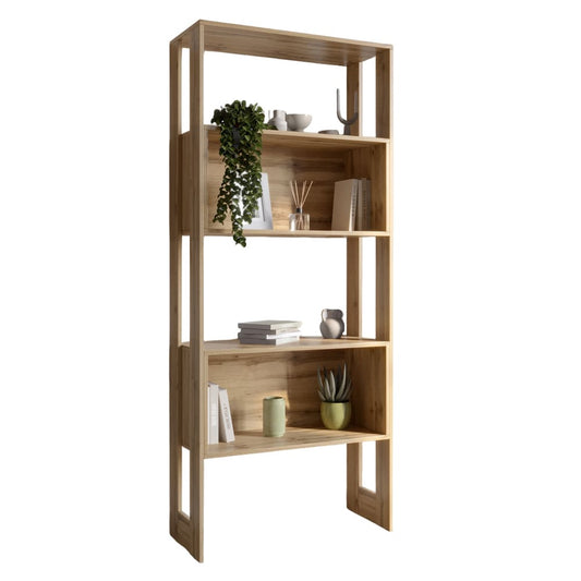 Модуль-6 стеллаж полки без фасадов LION Нобу Дуб Аппалачи (LION-042221)