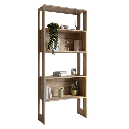 Модуль-6 стеллаж полки без фасадов LION Нобу Дуб Сонома (LION-042224)