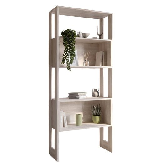 Модуль-6 стеллаж полки без фасадов LION Нобу Самоа дымчатый (LION-042230)