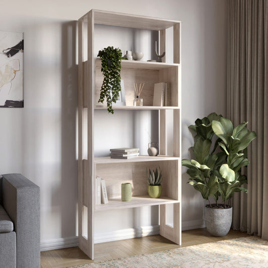 Модуль-6 стеллаж полки без фасадов LION Нобу Самоа дымчатый (LION-042230)