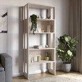 Модуль-6 стеллаж полки без фасадов LION Нобу Самоа дымчатый (LION-042230)