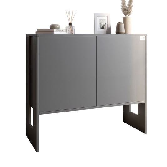 Комод-1 2-х дверный LION Нобу 90х34х80 см Антрацит (LION-042215)