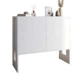 Комод-1 2-х дверный LION Нобу 90х34х80 см Нимфея Альба (LION-042268)