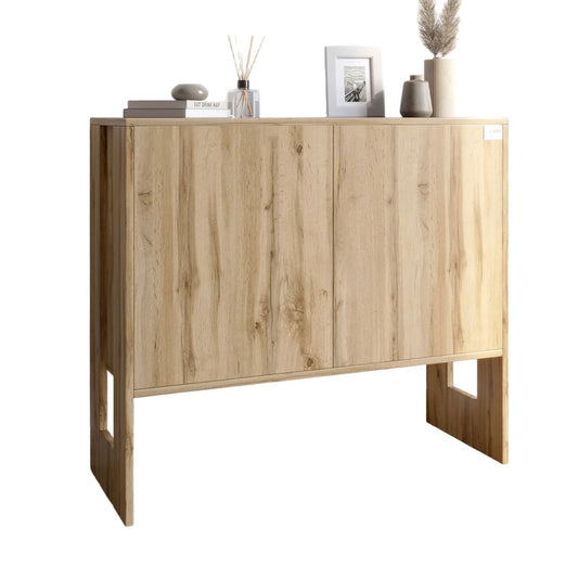 Комод-1 2-х дверный LION Нобу 90х34х80 см Дуб Аппалачи (LION-042261)