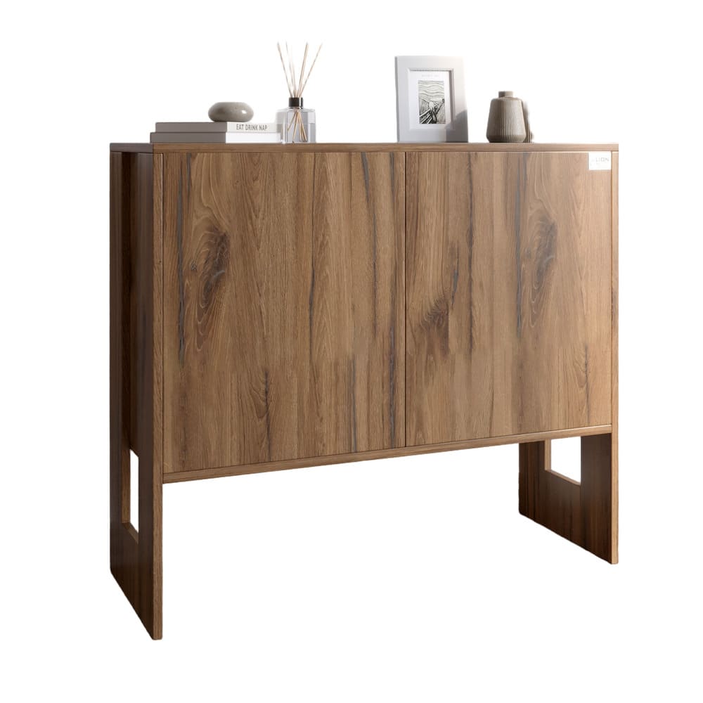 Комод-1 2-х дверный LION Нобу 90х34х80 см Дуб Ливорно (LION-042263)