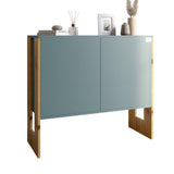 Комод-1 2-х дверный LION Нобу 90х34х80 см Гранит серый/Дуб Артизан (LION-042287)