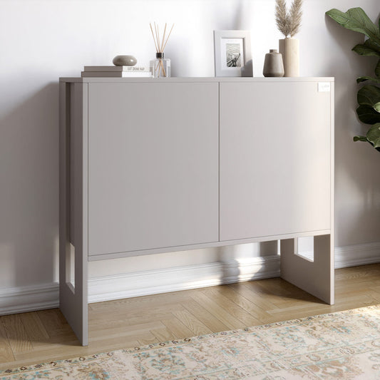 Комод-1 2-х дверный LION Нобу 90х34х80 см Кашемир (LION-042267)