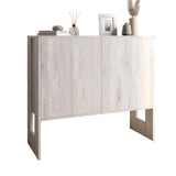 Комод-1 2-х дверный LION Нобу 90х34х80 см Самоа дымчатый (LION-042270)