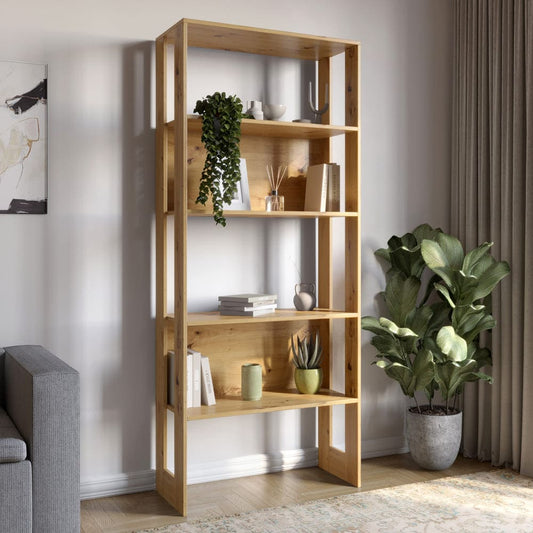 Модуль-1 стеллаж полки LION Нобу Дуб Артизан (LION-042388)