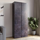 Модуль-3 шкаф распашной двухдверный LION Нобу Бетон темный (LION-042394)