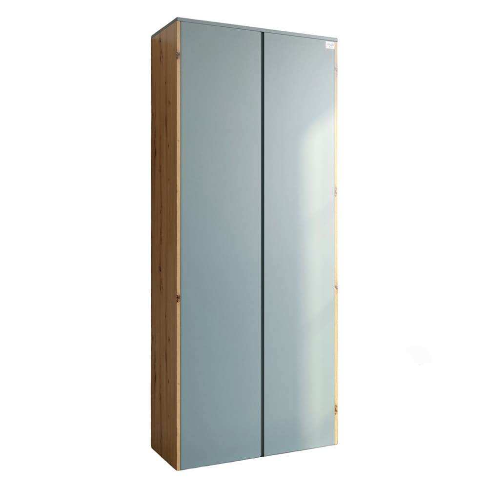 Модуль-3 шкаф распашной двухдверный LION Нобу Гранит серый/Дуб Артизан (LION-042407)