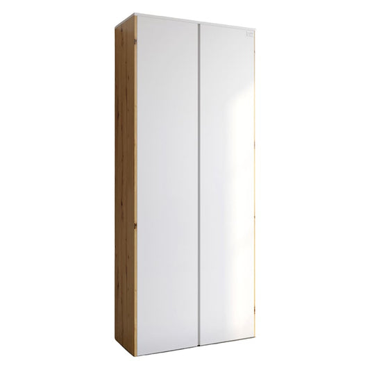 Модуль-3 шкаф распашной двухдверный LION Нобу Нимфея Альба/Дуб Артизан (LION-042408)