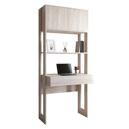 Модуль-2 стеллаж со столом и полками LION Нобу Самоа дымчатый (LION-042450)