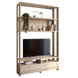 Модуль-4 стеллаж с полками и тумбой под ТВ LION Нобу Дуб Сонома (LION-042430)