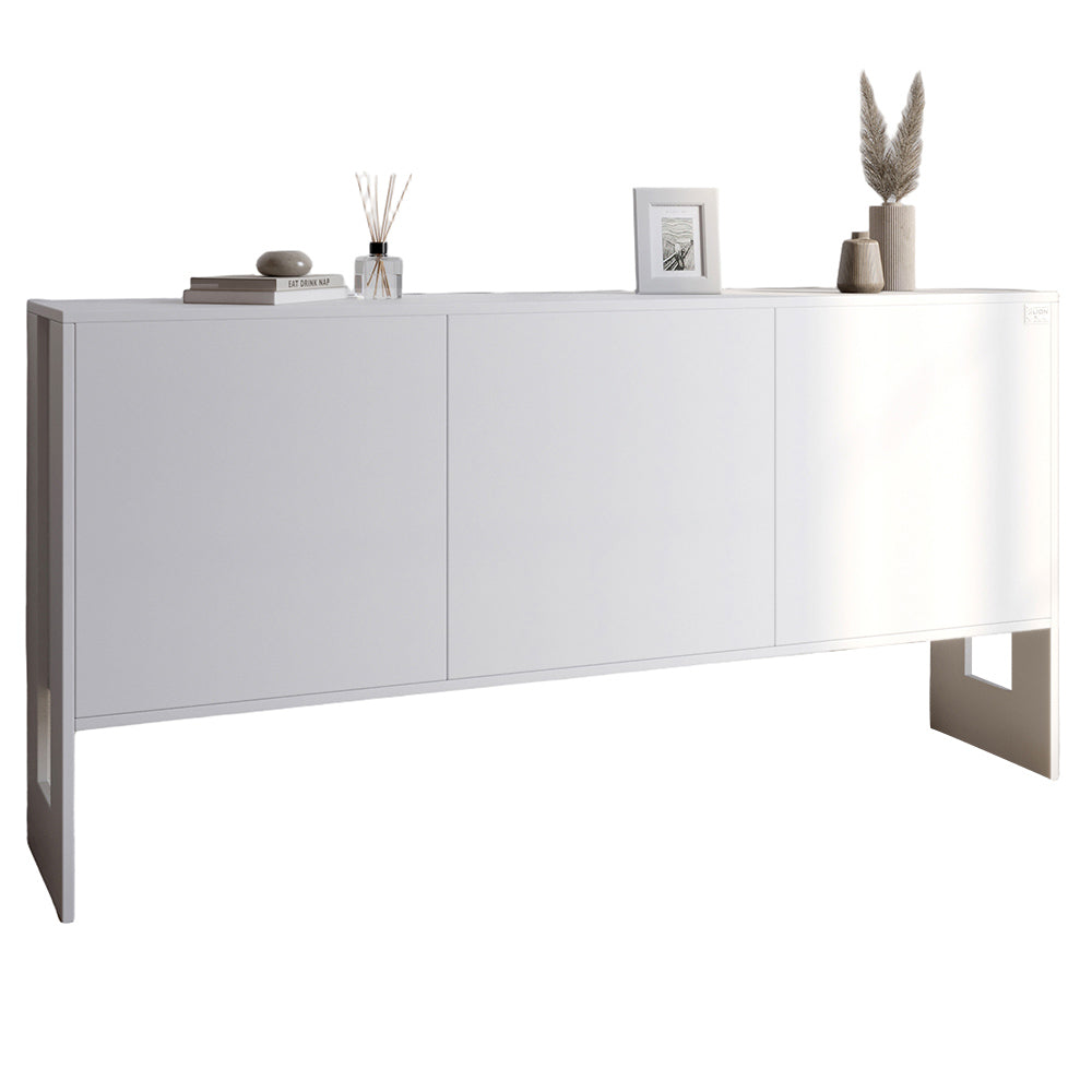 Комод-2 3-дверный LION Нобу 160х34х80 см Нимфея Альба (LION-042376)