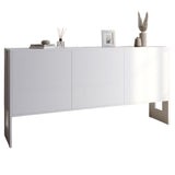 Комод-2 3-дверный LION Нобу 160х34х80 см Нимфея Альба (LION-042376)