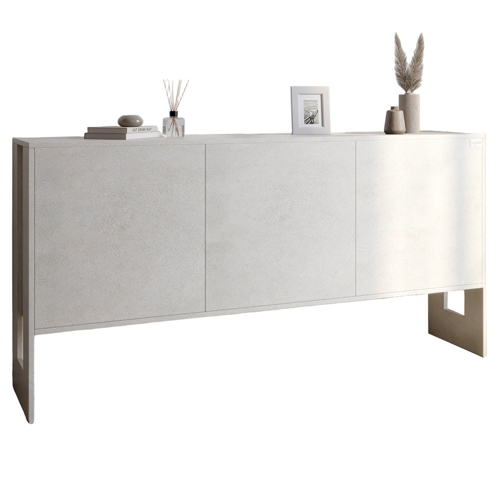 Комод-2 3-дверный LION Нобу 160х34х80 см Бетон Style (LION-042291)