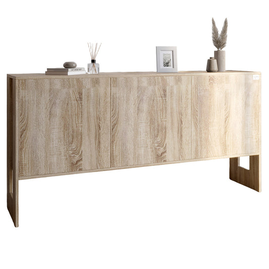 Комод-2 3-дверный LION Нобу 160х34х80 см Дуб Сонома (LION-042371)