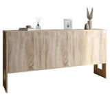 Комод-2 3-дверный LION Нобу 160х34х80 см Дуб Сонома (LION-042371)