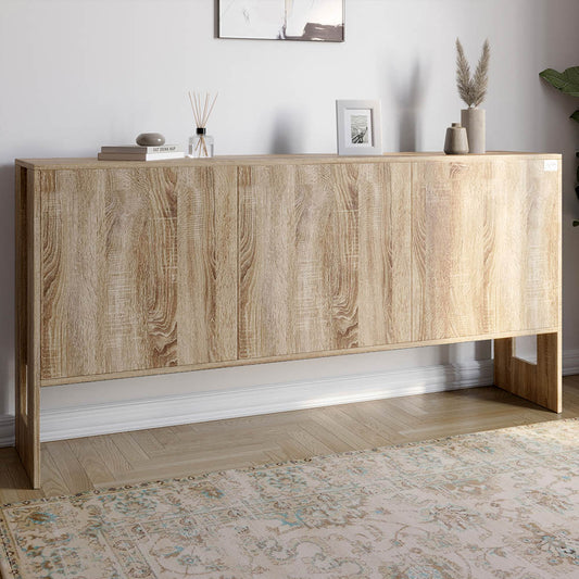 Комод-2 3-дверный LION Нобу 160х34х80 см Дуб Сонома трюфель (LION-042372)