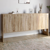 Комод-2 3-дверный LION Нобу 160х34х80 см Дуб Сонома трюфель (LION-042372)