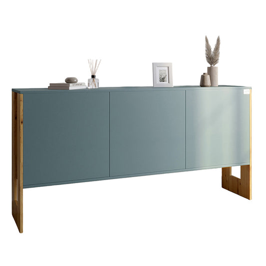 Комод-2 3-дверный LION Нобу 160х34х80 см Гранит серый/Дуб Артизан (LION-042381)