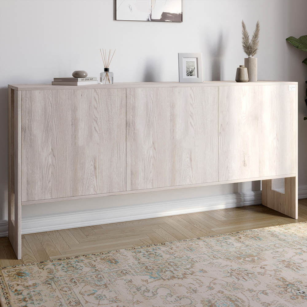 Комод-2 3-дверный LION Нобу 160х34х80 см Самоа дымчатый (LION-042378)