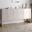 Комод-2 3-дверный LION Нобу 160х34х80 см Самоа дымчатый (LION-042378)
