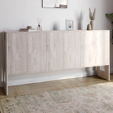 Комод-2 3-дверный LION Нобу 160х34х80 см Самоа дымчатый (LION-042378)